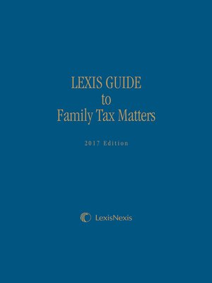 cover image of Lexis Guide to Family Tax Matters